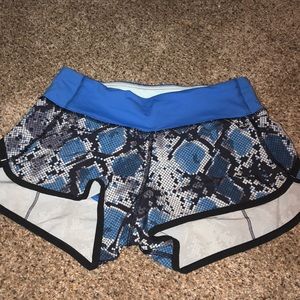 lululemon speed shorts